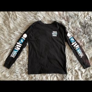 VANS women’s Black SCRATCHER long sleeve tee